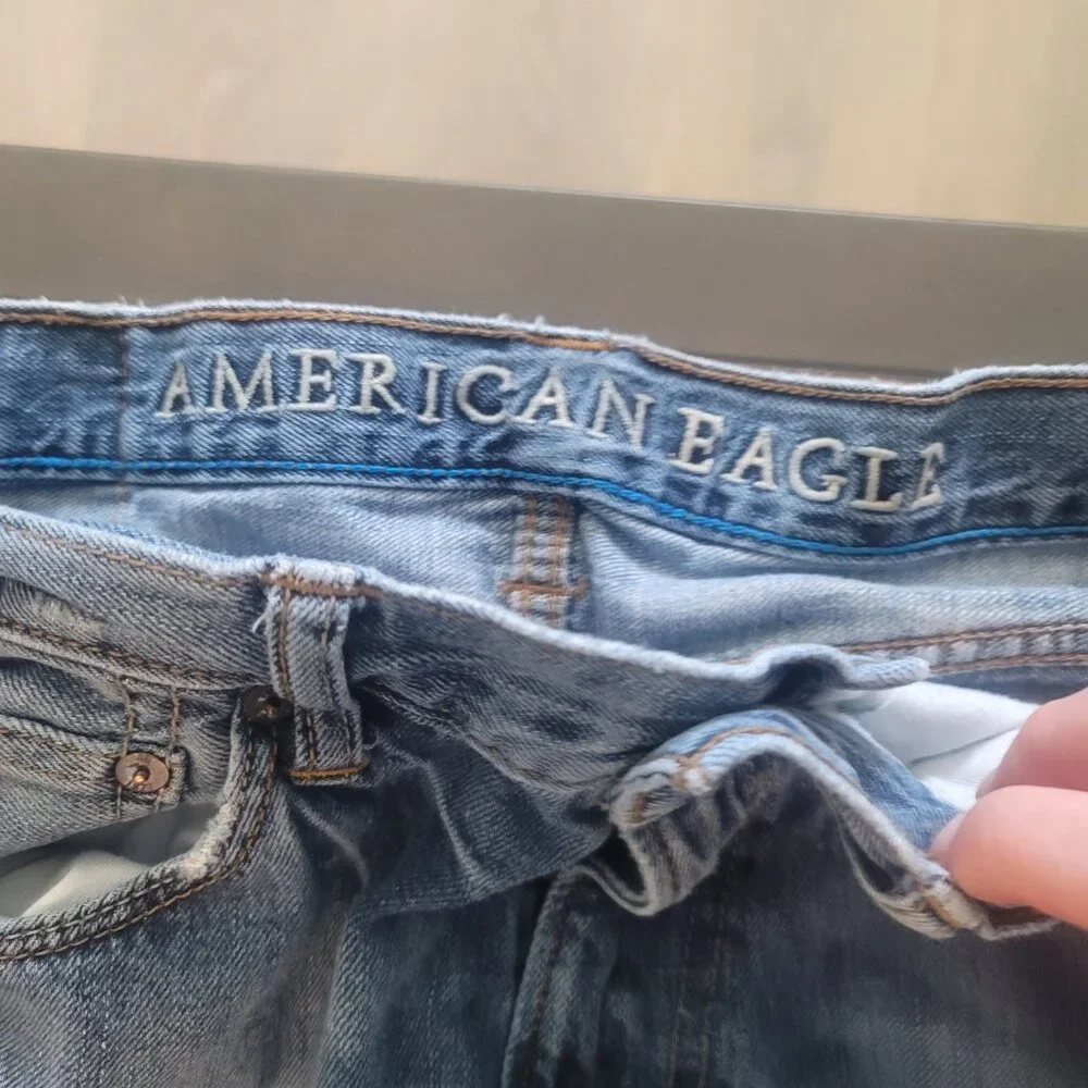 American Eagle Outfitters Men's Original Boot Stone Washed Jeans Size 31x30